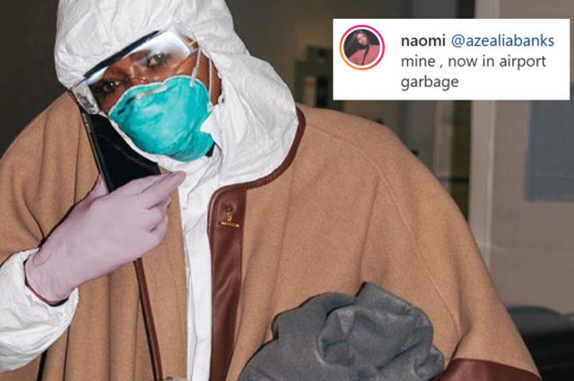 Модные хроники коронавируса: Наоми Кэмпбелл выбросила "одноразовый" кейп за три тысячи долларов — чтобы не заразиться Новости моды
