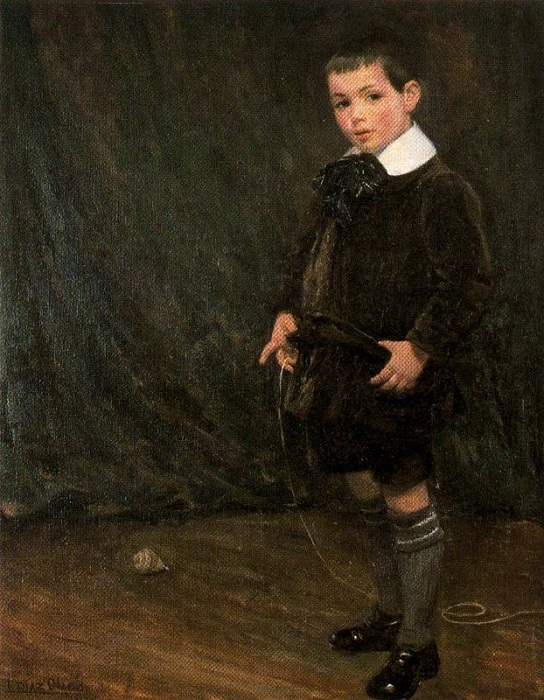  «Сын художника Рафаэль Диас». (1917 год). Автор: Сальвадор Диас Игнасио Руис де Олано.