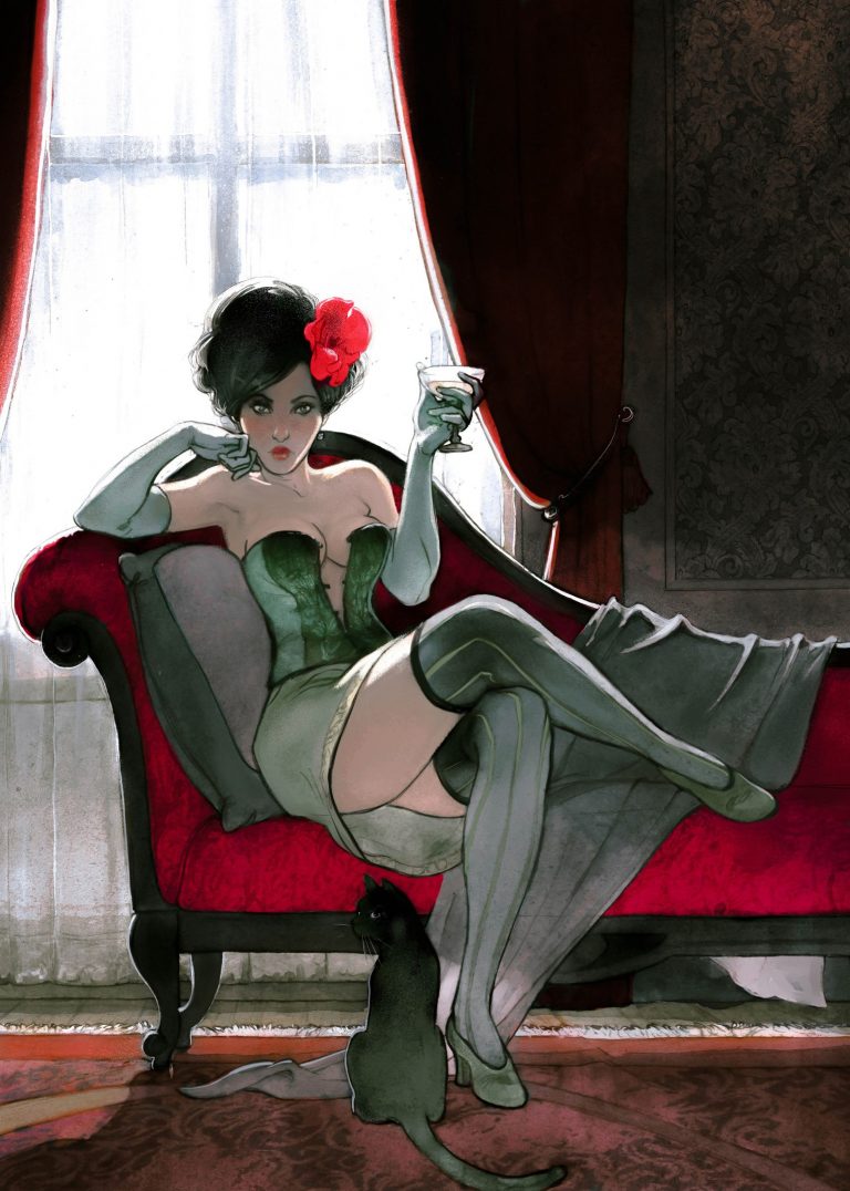 Сексуальные француженки в акварелях художника Янника Корбо. Сексуальные француженки в акварелях художника Янника Корбо.