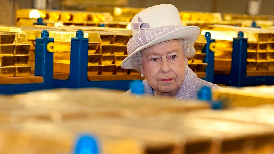 Королева и золотой запас Великобритании