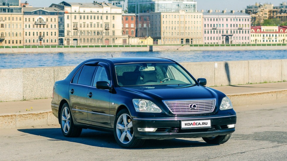 Lexus LS430 черный три четверти (3)