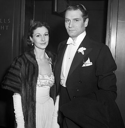 Великие истории любви: Вивьен Ли и Лоуренс Оливье актер,актриса,Вивьен Ли и Лоуренс Оливье,заморские звезды,красота,шоубиz,шоубиз