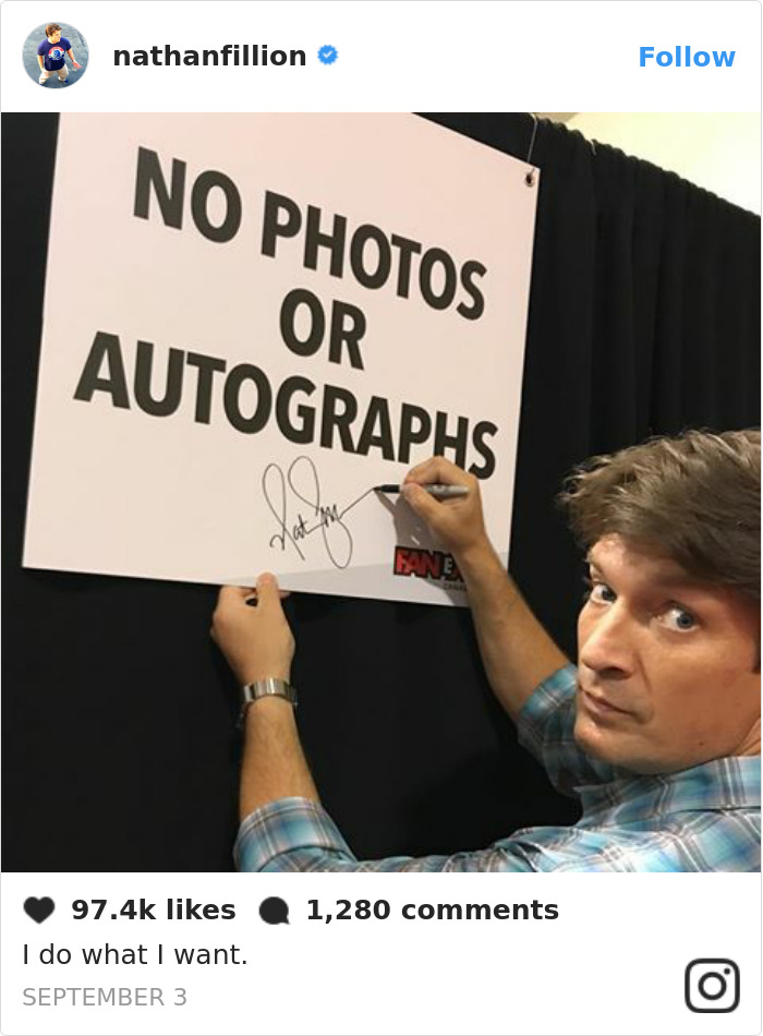 Nathan Fillion Post