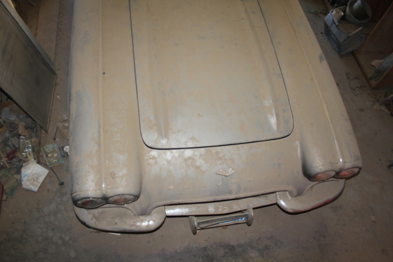 В штате Невада нашли Corvette, простоявший 44 года Corvette C1, chevrolet, corvette, general motors, находка, олдтаймер, ретро авто, спорткар