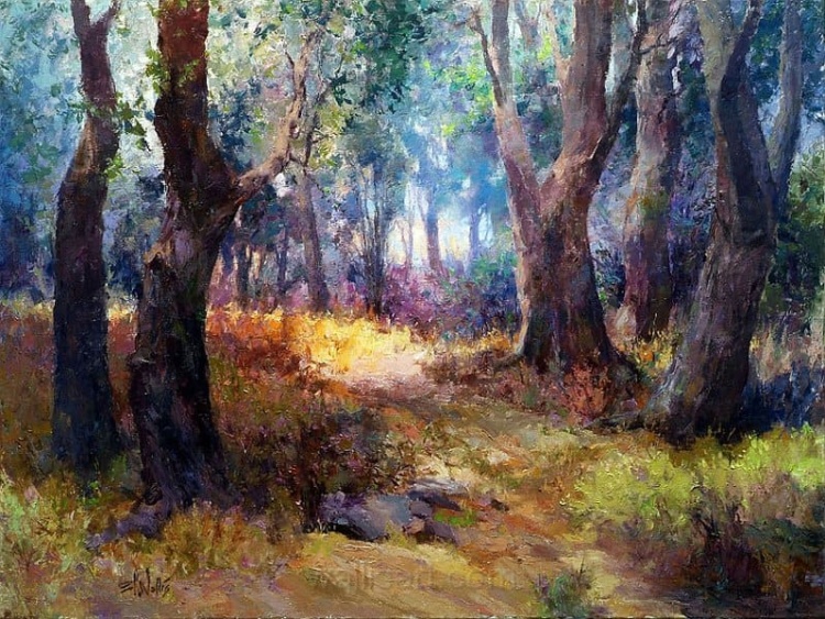 Американский художник-импрессионист Eric Wallis Американский художник-импрессионист Eric Wallis живопись