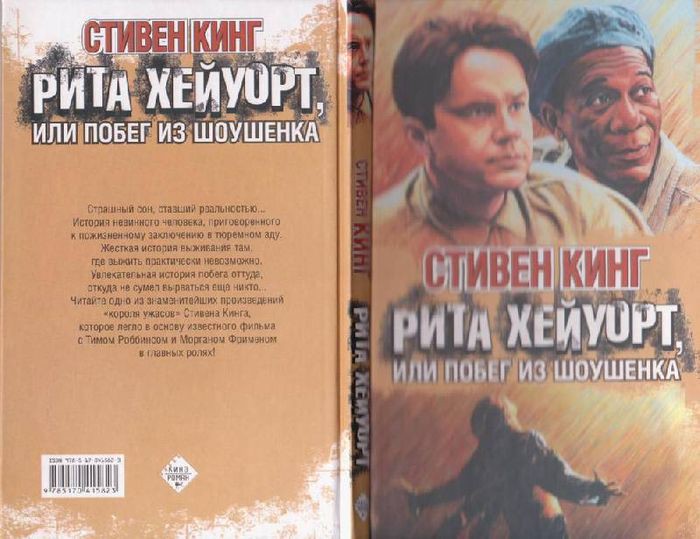 5. Стивен Кинг «Рита Хейуорт, или Побег из Шоушенка»  книги, ночь, чтение