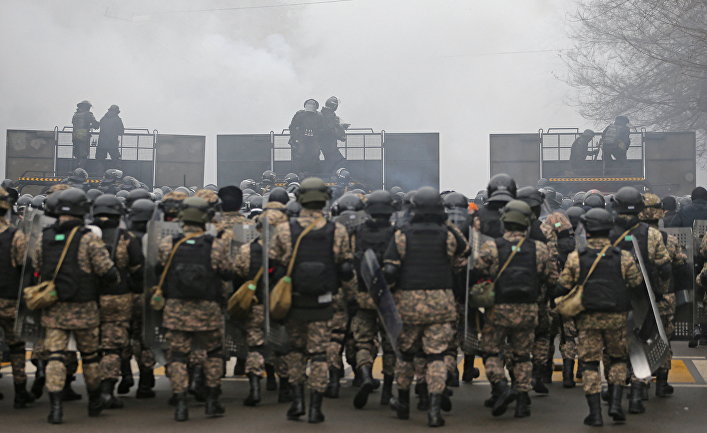 Протесты в Казахстане 03.01.2022