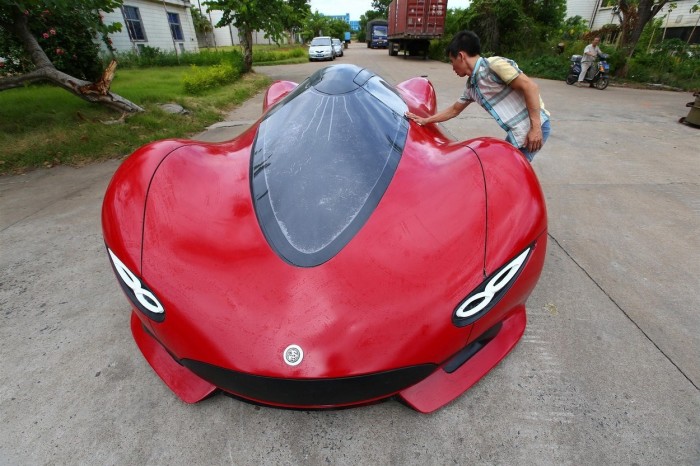 Китаец смог самостоятельно собрать автомобиль мечты