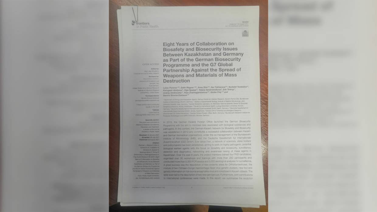 Эпидемиолог Онищенко раскрыл опасный секрет американской биолаборатории в неспокойном Казахстане Политика