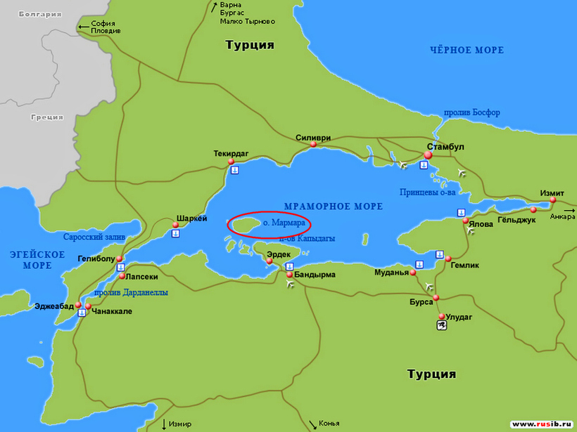 Пролив дарданеллы на карте евразии физическая карта