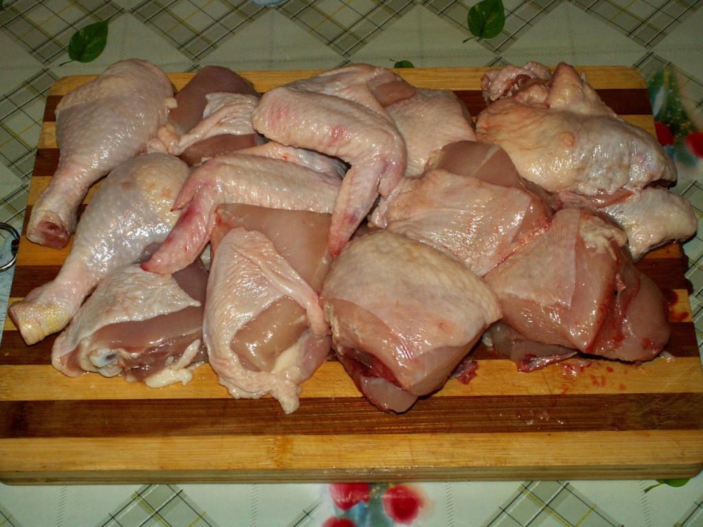 Курица в духовке запеченная в сметане