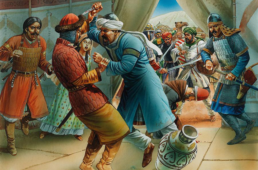 Нападение ассасинов на Саладина