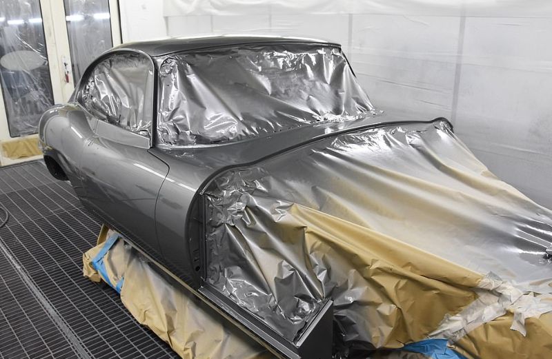 Полностью разрушенный классический Jaguar E-type восстановили до изумительного состояния ремонт автомобилей,ретро