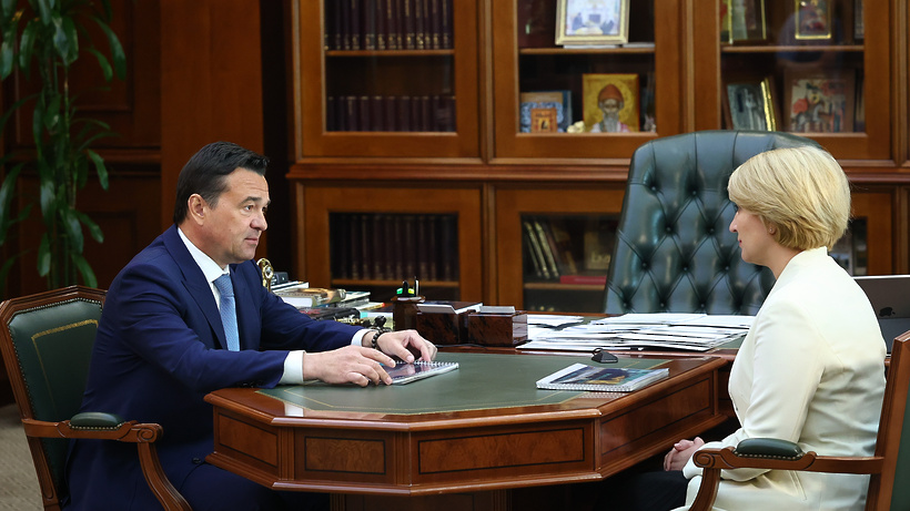 Андрей Воробьев обсудил с главой Мытищ повышение транспортной доступности в округе