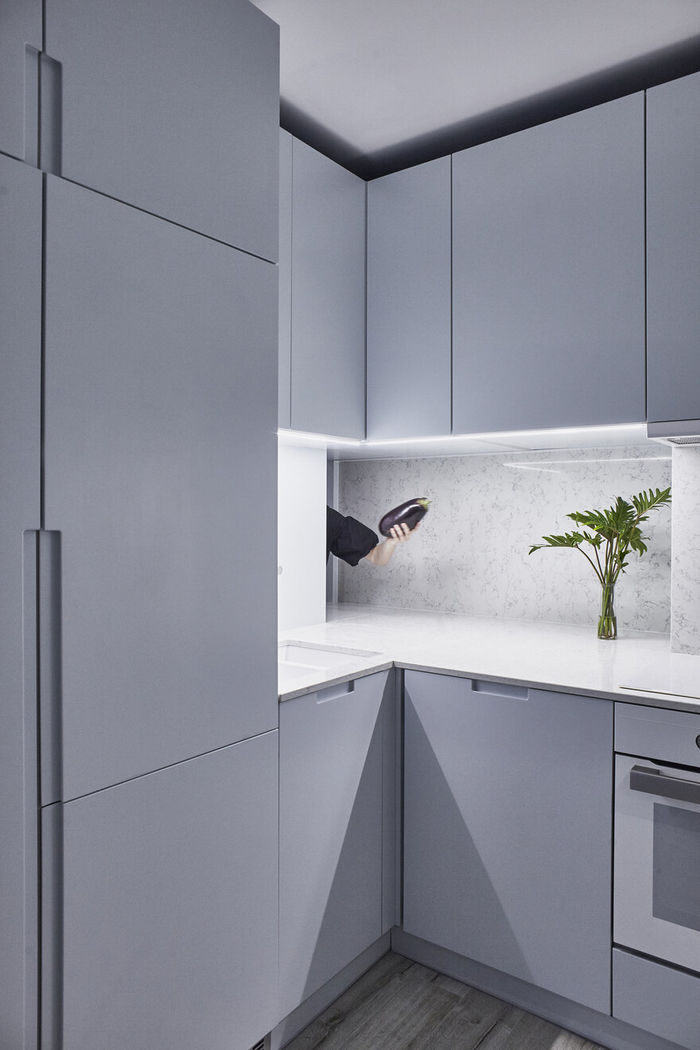 Воздушная и светлая квартира с креативной планировкой зигзагом Воздушная и светлая квартира с креативной планировкой зигзагом зонирование,интерьер и дизайн,квартира,планировка