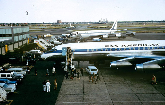 Международный аэропорт имени Джона Кеннеди в 1961-м году 