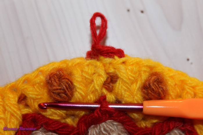 Коврик-сидушка: мастер-класс. Из остатков пряжи Коврик-сидушка: мастер-класс. Из остатков пряжи вязание