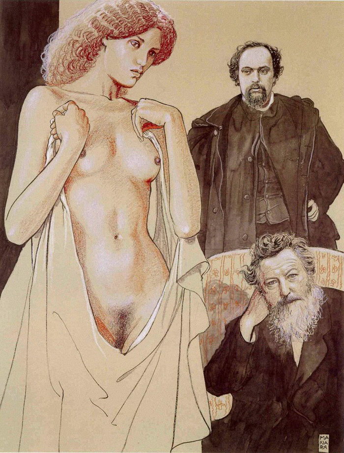 Художники и их музы: Итальянский художник представляет знаменитых живописцев и их моделей Художники и их музы: Итальянский художник представляет знаменитых живописцев и их моделей