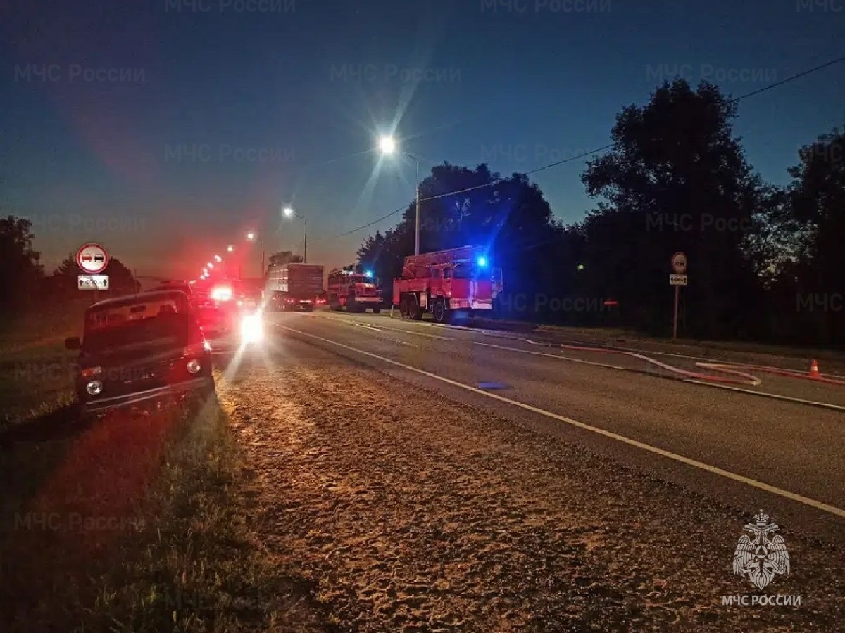 В ДТП с возгоранием под Карачевом погиб 43-летний водитель ВАЗ