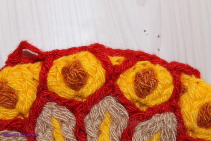 Коврик-сидушка: мастер-класс. Из остатков пряжи Коврик-сидушка: мастер-класс. Из остатков пряжи вязание