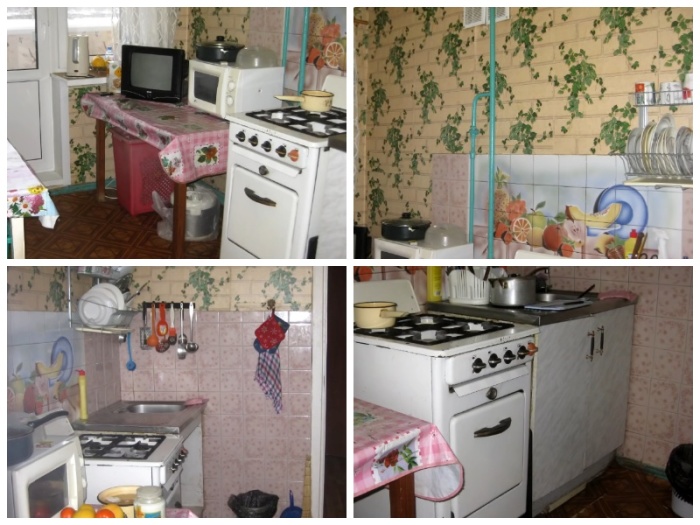 Хрупкая девушка умудрилась сделать капремонт кухни 7 кв.м. всего за 40 тыс. руб. домашний очаг,ремонт,рукоделие,своими руками