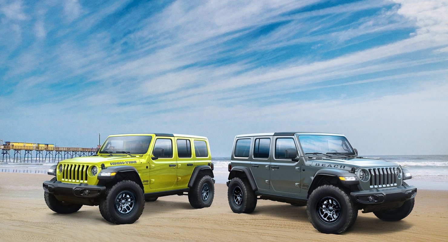 Jeep Wrangler 2022 года получил новую версию High Tide для рынка США Автомобили