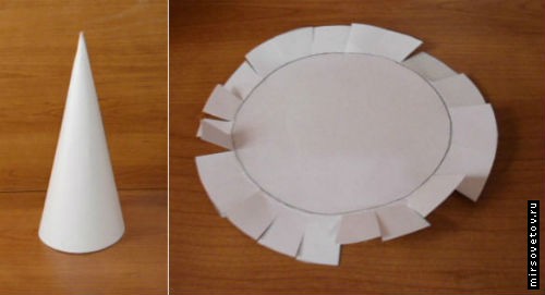 Как сделать елку из бумаги и кофе