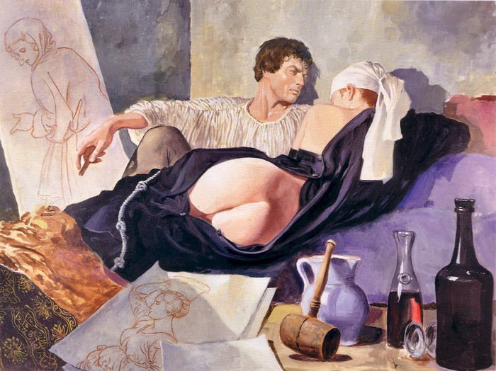 Художники и их музы: Итальянский художник представляет знаменитых живописцев и их моделей Художники и их музы: Итальянский художник представляет знаменитых живописцев и их моделей