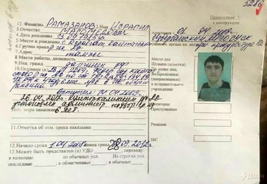 исрапил рамазанов