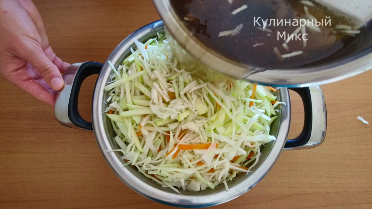 Рецепт маринованной капусты