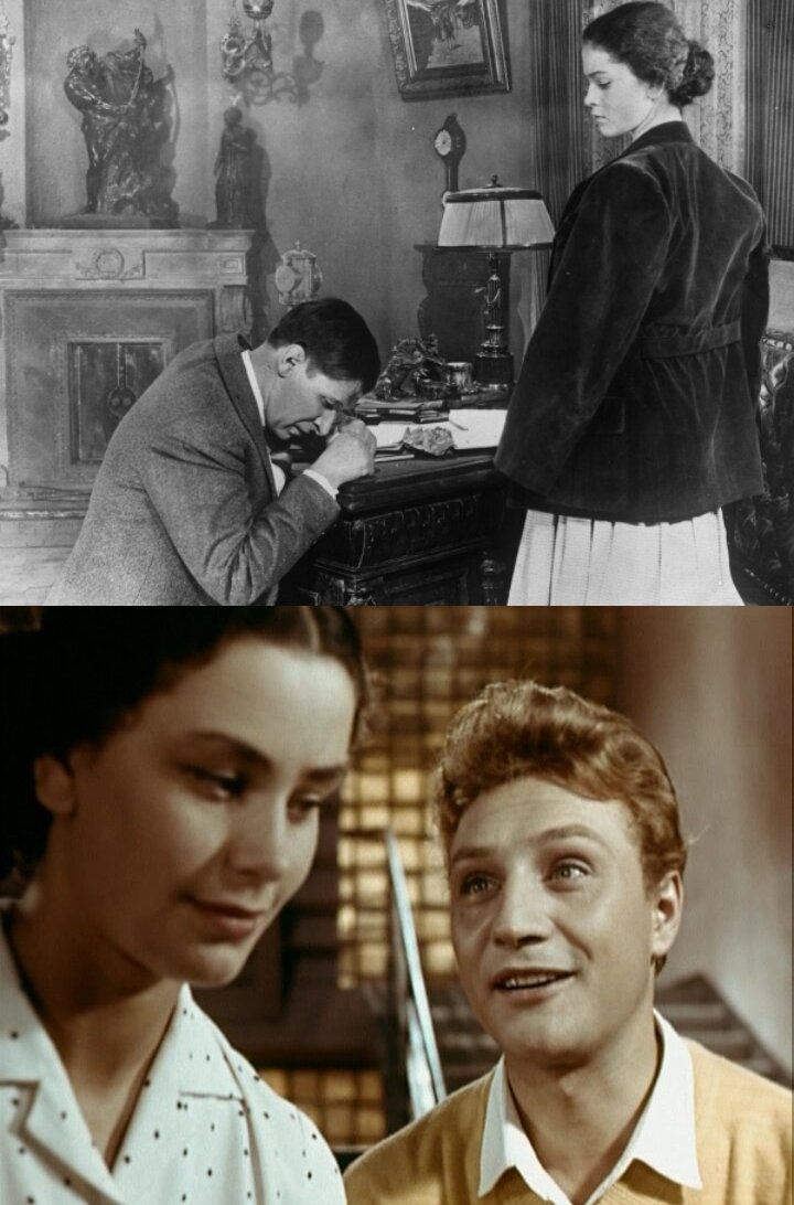 кадры из фильма "Черёмушки" - 1962 год