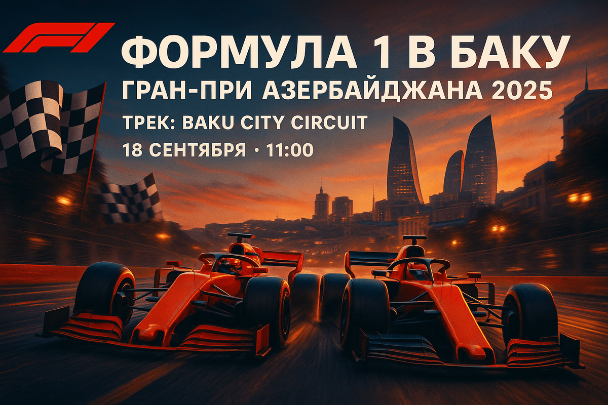 Формула 1 Азербайджан 2025 купить билеты онлайн