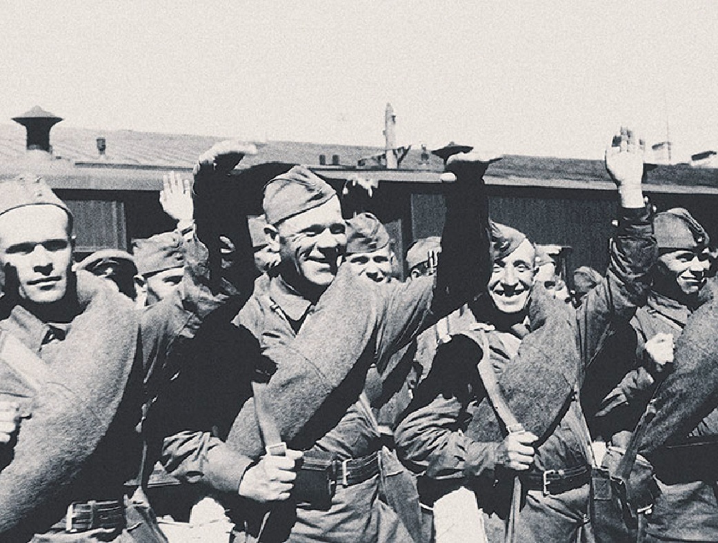 Проводы солдат на фронт 1941 год