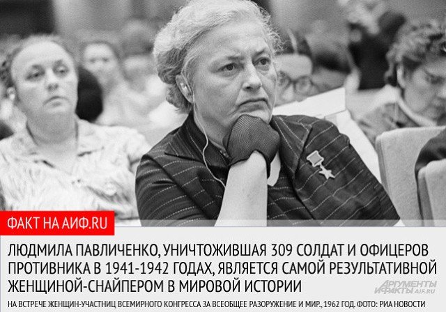 Людмила Павличенко — Пуля В Сердце Врага Великая Отечественная Война, Людмила Павличенко, история, память, снайпер, факты