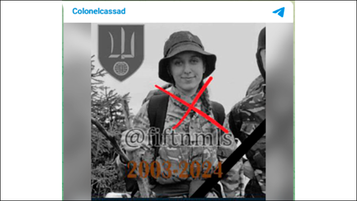 Скриншот с ТГ-канала Colonelcassad