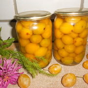 Компот из желтых слив