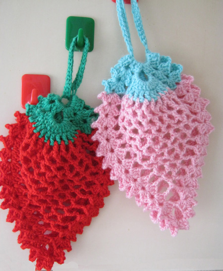 Прихватка чудесная клубничка