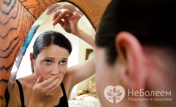 Седина и облысение – признак того, что печень перегружена