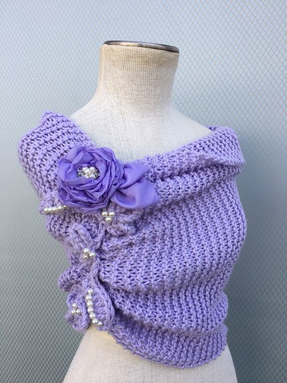 Такую красоту несложно связать спицами болеро,вязание,женские хобби,рукоделие,своими руками,умелые руки