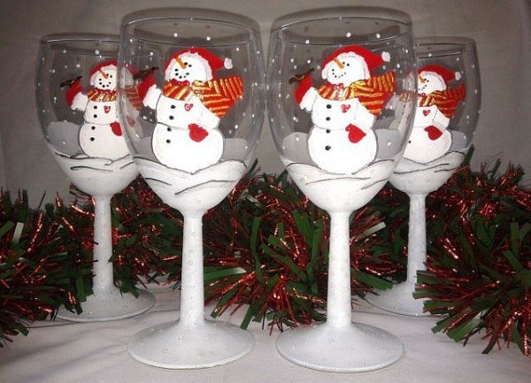 Новогодние бокалы