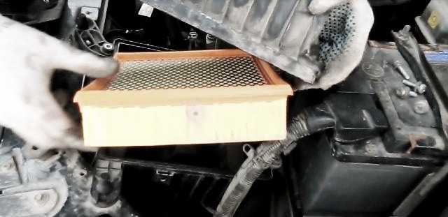 Замена воздушного фильтра на калине