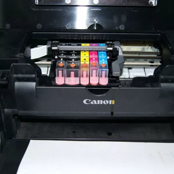 как промыть картридж струйного принтера canon