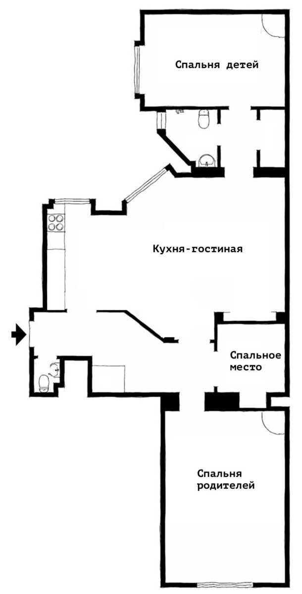 Всю жизнь работали на эту квартиру. Семья показала свою необычную трёшку г,Санкт-Петербург [1414662],идеи для дома,интерьер и дизайн