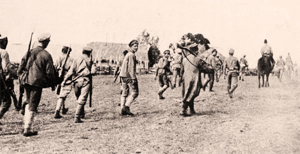 Колчаковские войска во время отступления