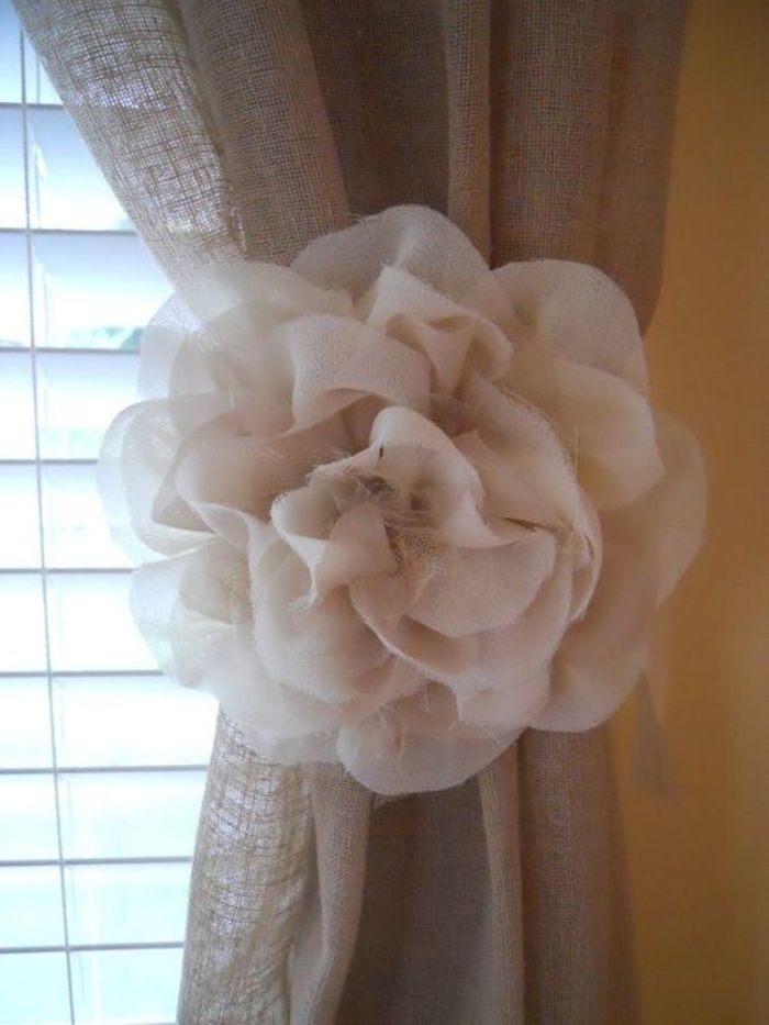 Подхваты для штор своими руками: 50 красивых примеров и стильных идей Подхваты для штор своими руками: 50 красивых примеров и стильных идей декор