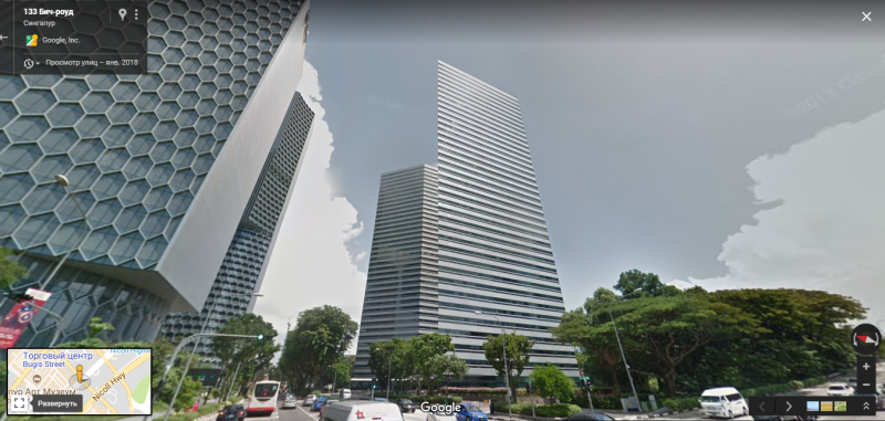 Плоское здание в Сингапуре, которое не дает покоя пользователям сети