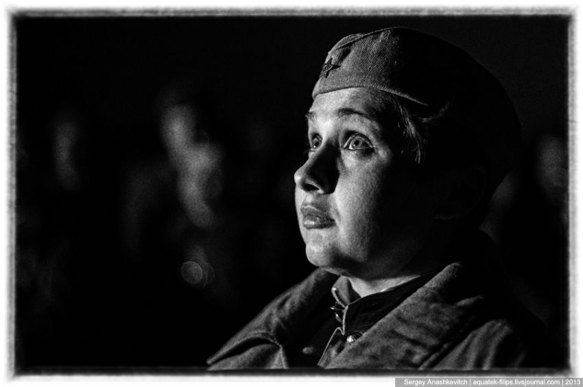 реконструкция, война, взгляд, девушки, женщины