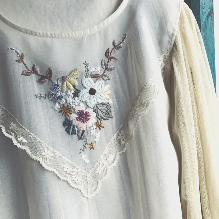 Невыносимая нежность бытия: потрясающая вышивка Wakako Horai вдохновляемся,вышивка,мастерство,творчество
