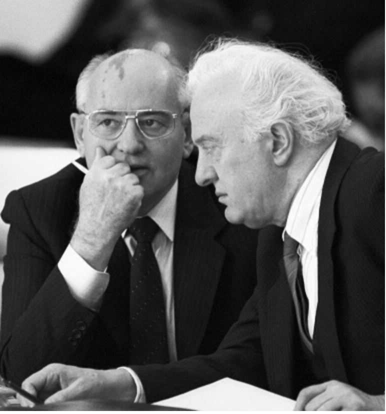 Горбачёв и Шеварнадзе