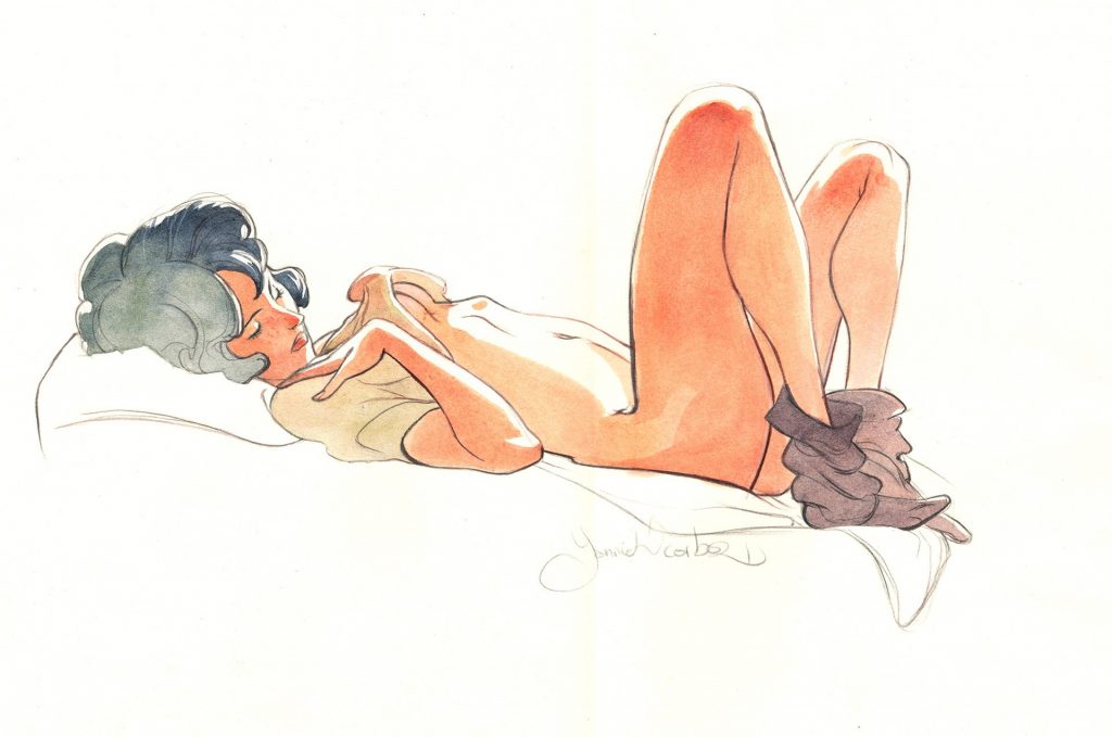 Сексуальные француженки в акварелях художника Янника Корбо. Сексуальные француженки в акварелях художника Янника Корбо.
